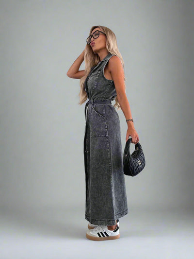 Isabelle | Maxi Denim Jurk