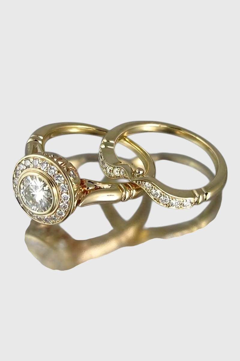 Sienna | Vintage Goud & Zirkonia Ringen