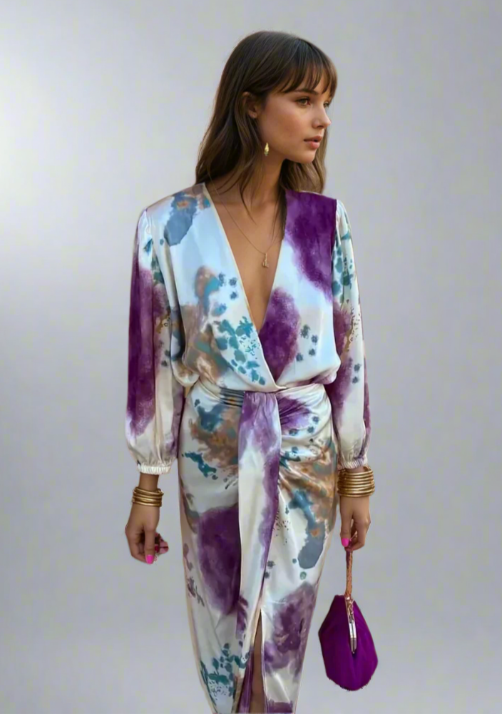 Esmee | Tweedelige jurk met print