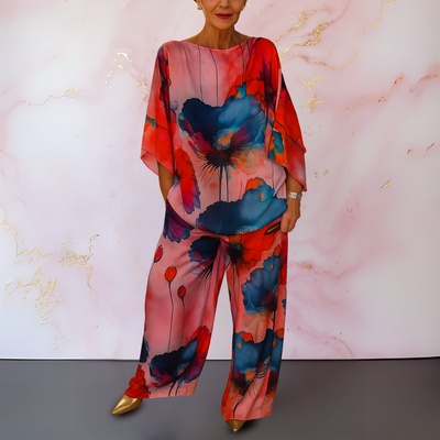 Moniek | Satijnen Tweedelige Damesset