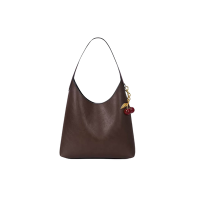 Clotilde | Tas van kunstleer met kerscharme