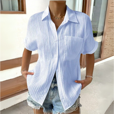 Anneke | Elegante blouse met overhemdkraag