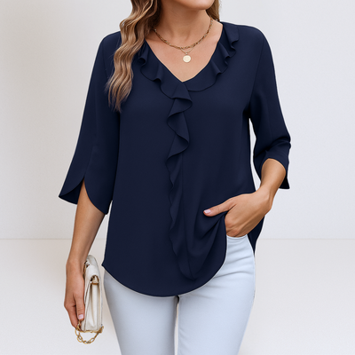Maria | Casual blouse met V-hals