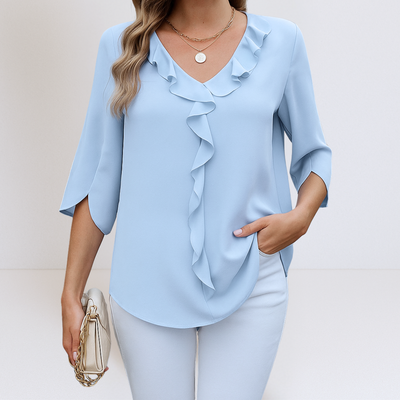 Maria | Casual blouse met V-hals