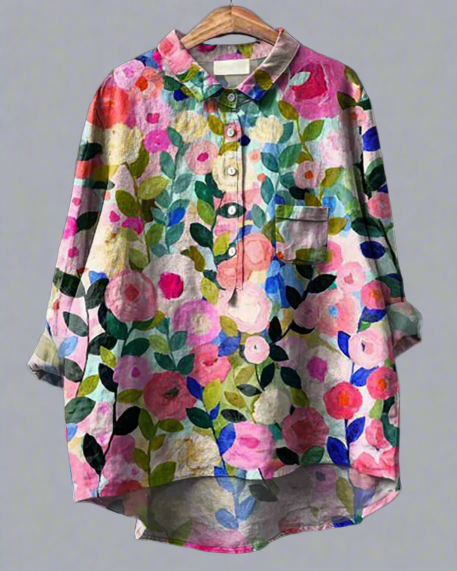 Louise | Blouse met bloemenprint