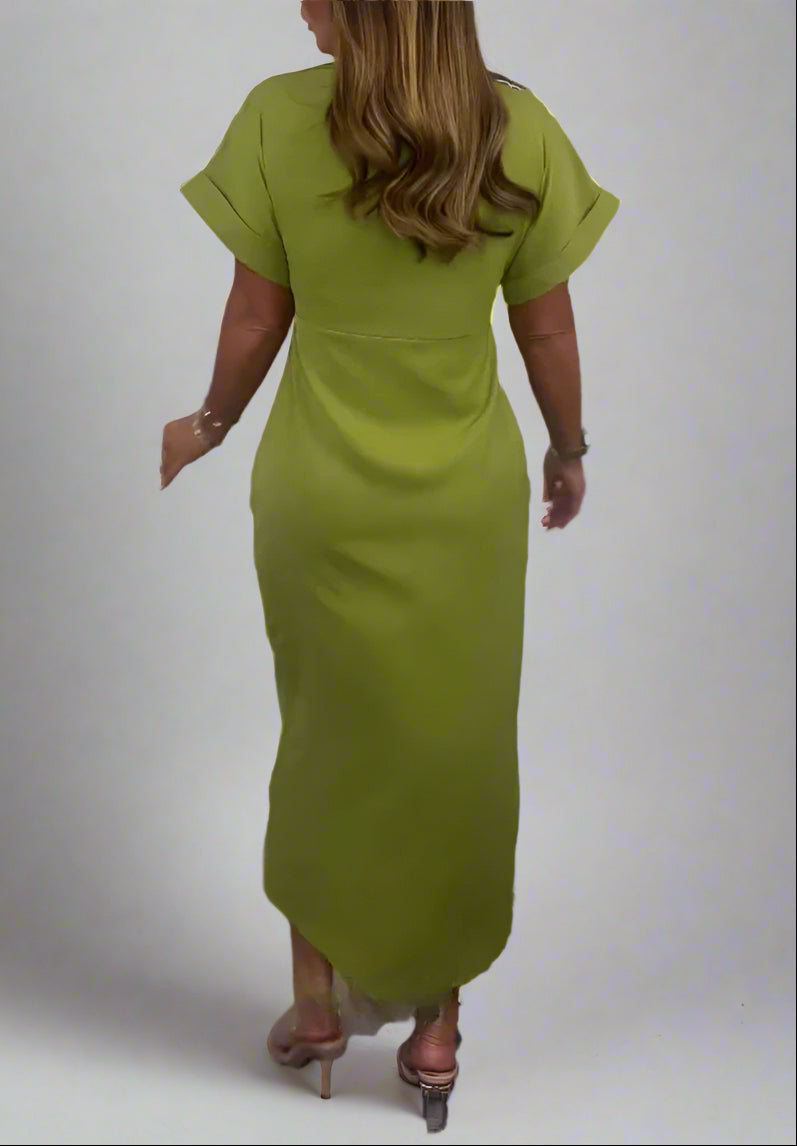 Koelman | Geplooide Jurk met Revers