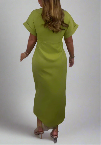 Koelman | Geplooide Jurk met Revers