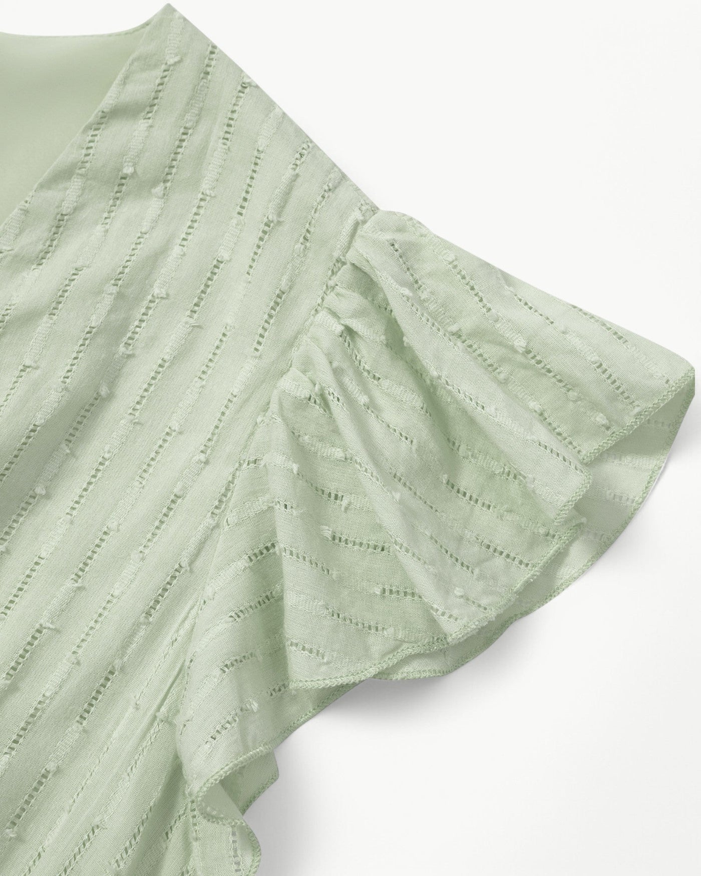 Lara | V-hals jurk met ruches