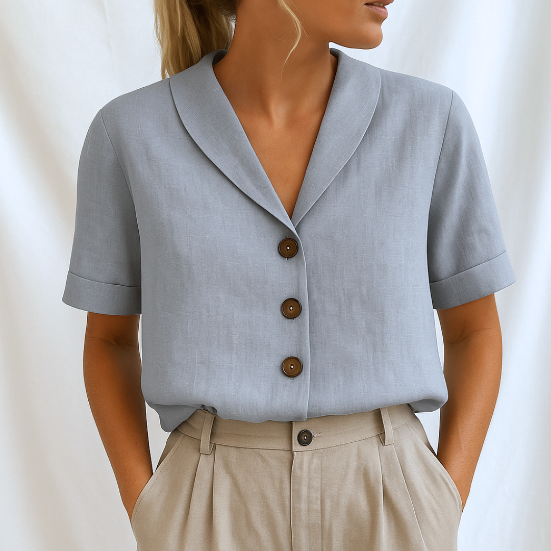 Marie | Elegante effen blouse