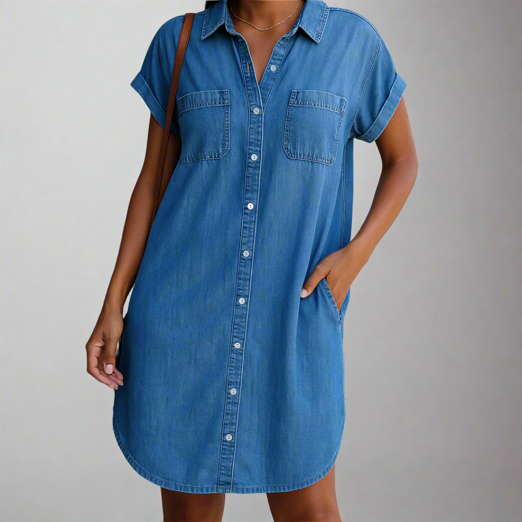 Sandra | Spijkerstof Blouse