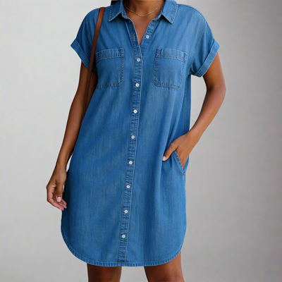 Sandra | Spijkerstof Blouse