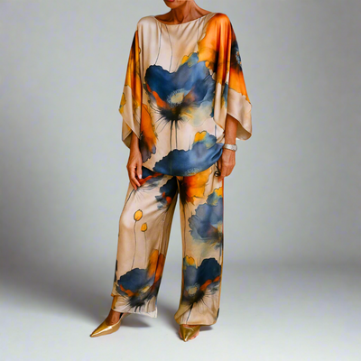 Moniek | Satijnen Tweedelige Damesset