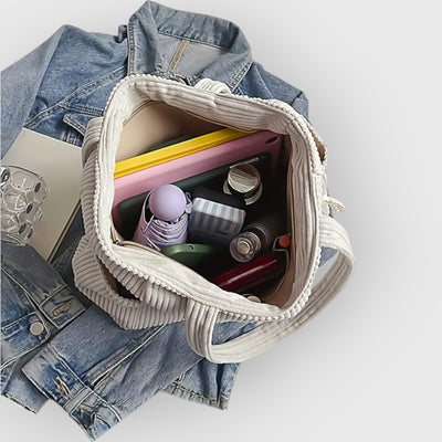 Lara | Geribbelde Draagtas