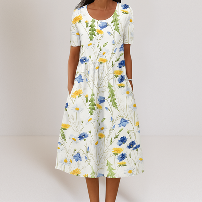 Annette | Elegante buikbeddekende jurk