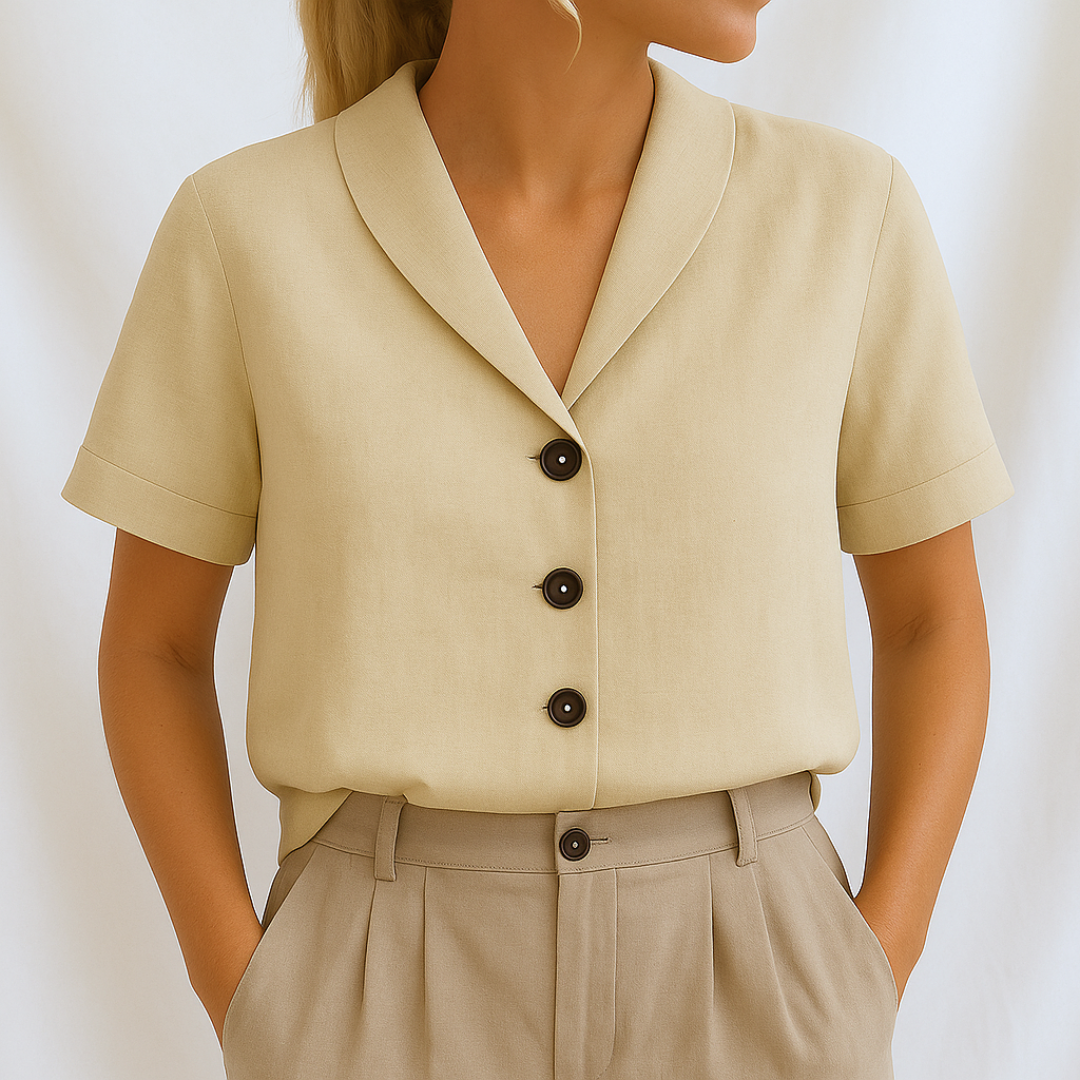 Marie | Elegante effen blouse