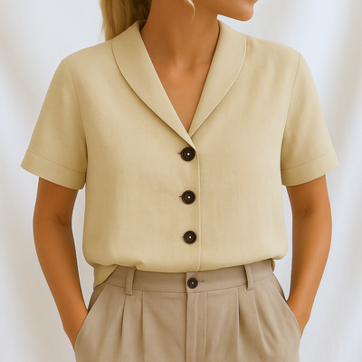 Marie | Elegante effen blouse