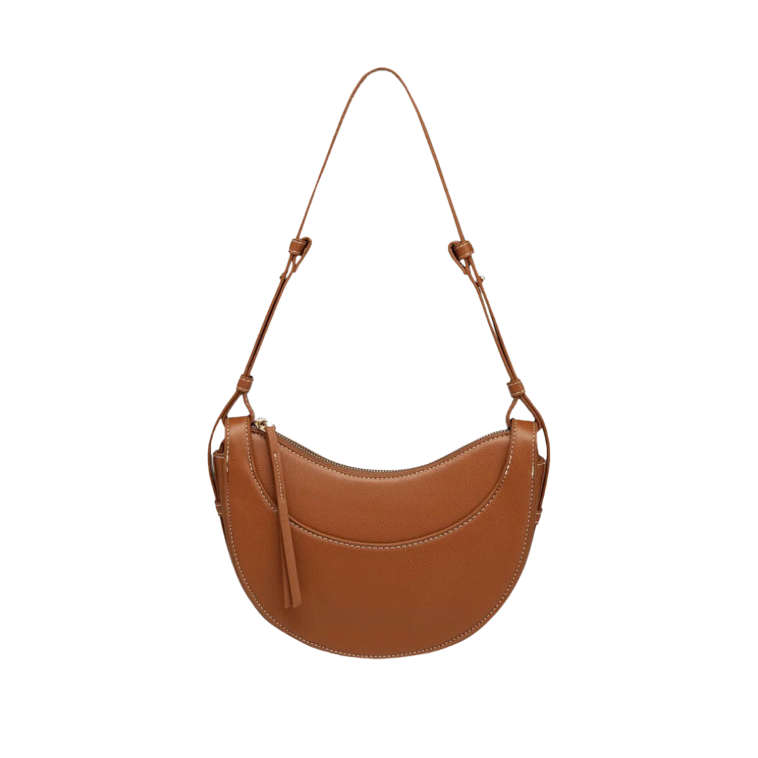 Edmée | Elegante Tan Zadel Tas