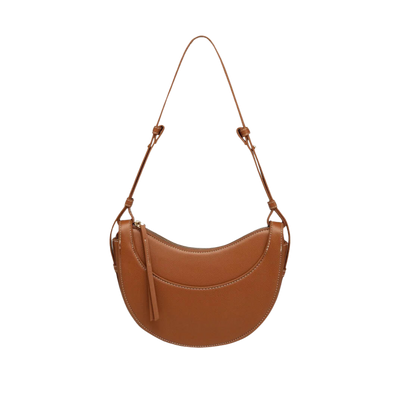 Edmée | Elegante Tan Zadel Tas
