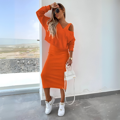 Edith | Tweedelige jurk set