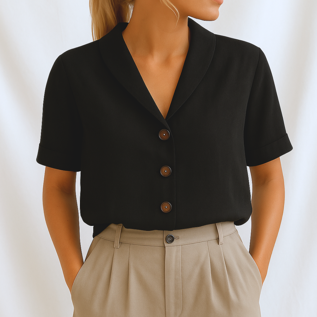 Marie | Elegante effen blouse