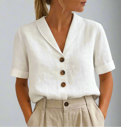 Marie | Elegante effen blouse