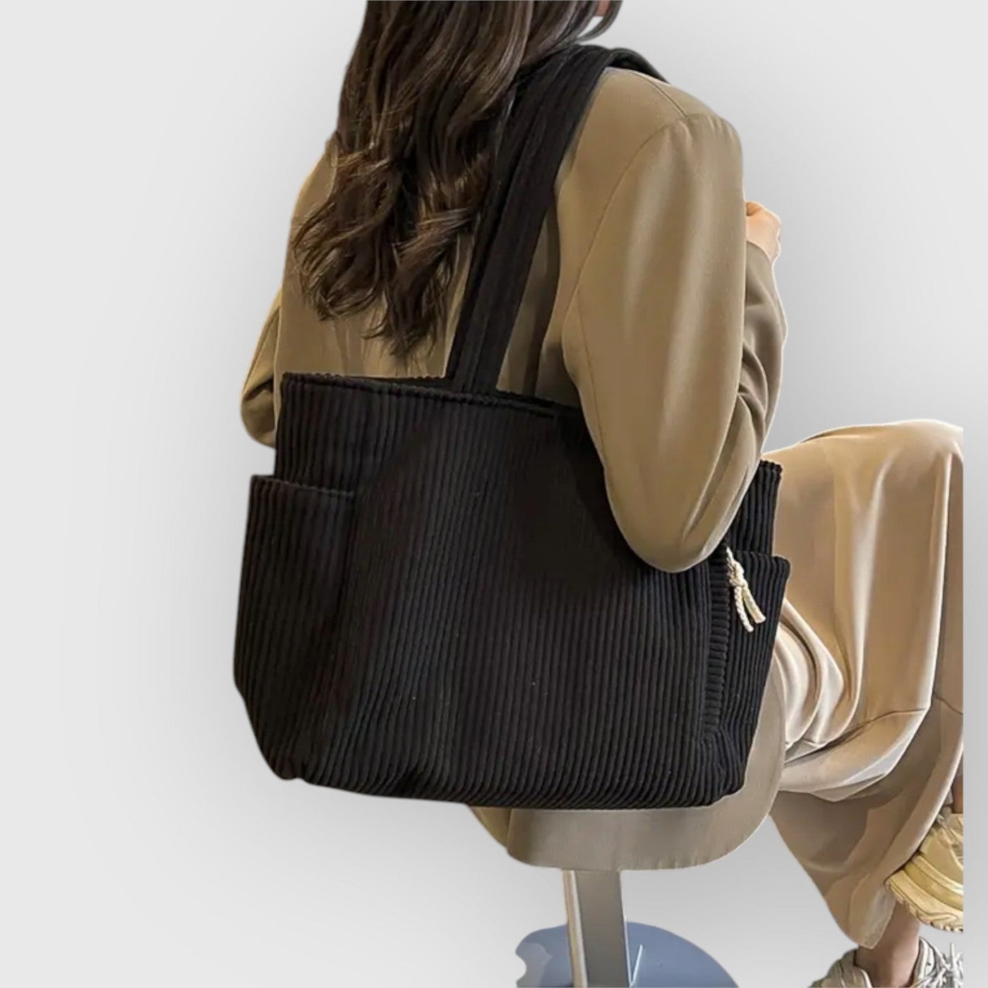 Lara | Geribbelde Draagtas