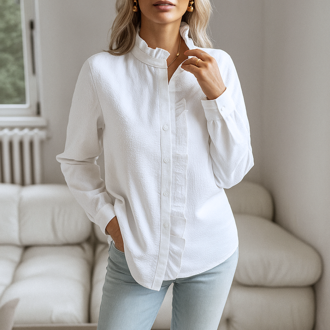 Laura | Luxe blouse met franjes