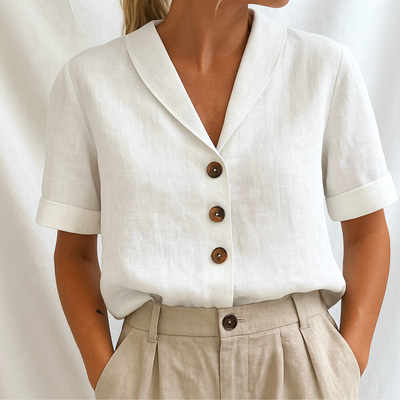 Marie | Elegante effen blouse