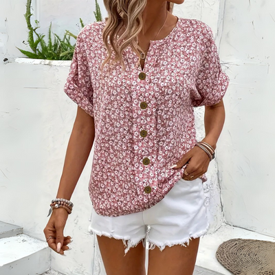 Joke | Stijlvolle zomer blouse met knopen