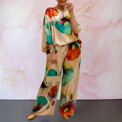 Moniek | Satijnen Tweedelige Damesset