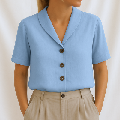 Marie | Elegante effen blouse