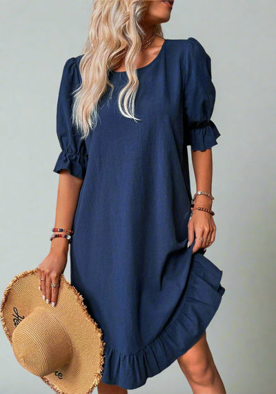 Jacquelien | Jurk met ruches