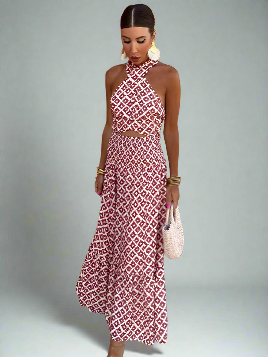 Luna | Elegante midi-jurk met ruches