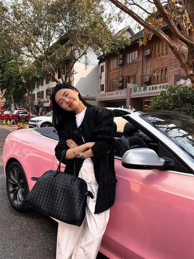 Carmeline | Geweven Schoudertas