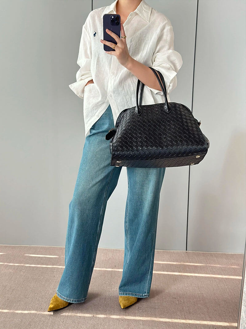 Carmeline | Geweven Schoudertas