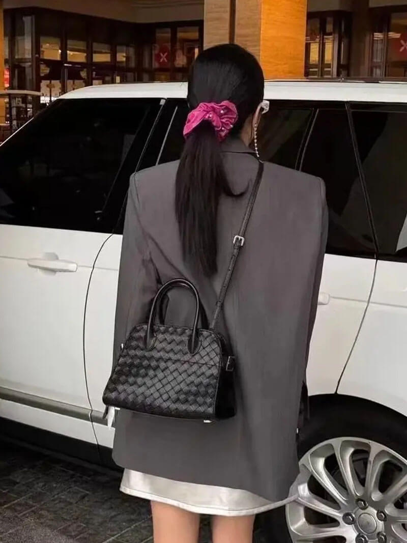 Carmeline | Geweven Schoudertas