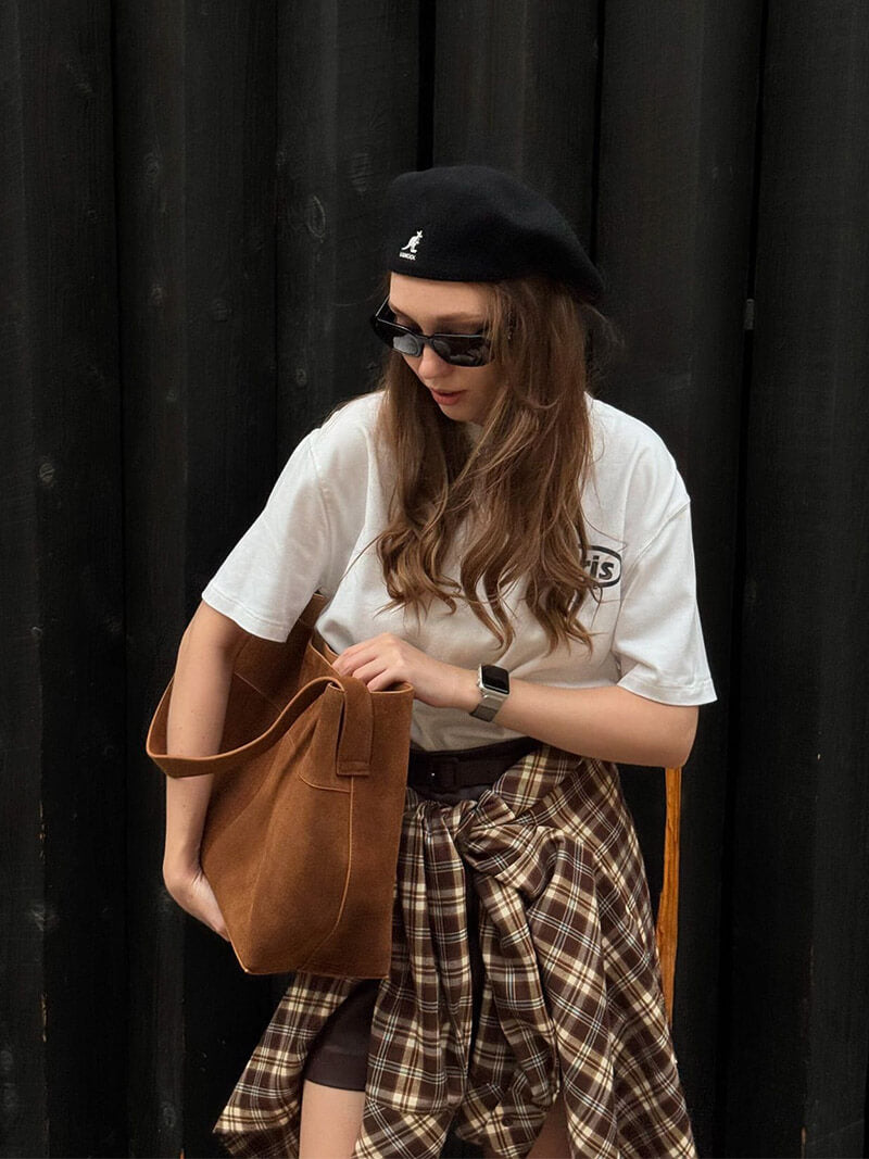 Angélique | Tas van faux suede