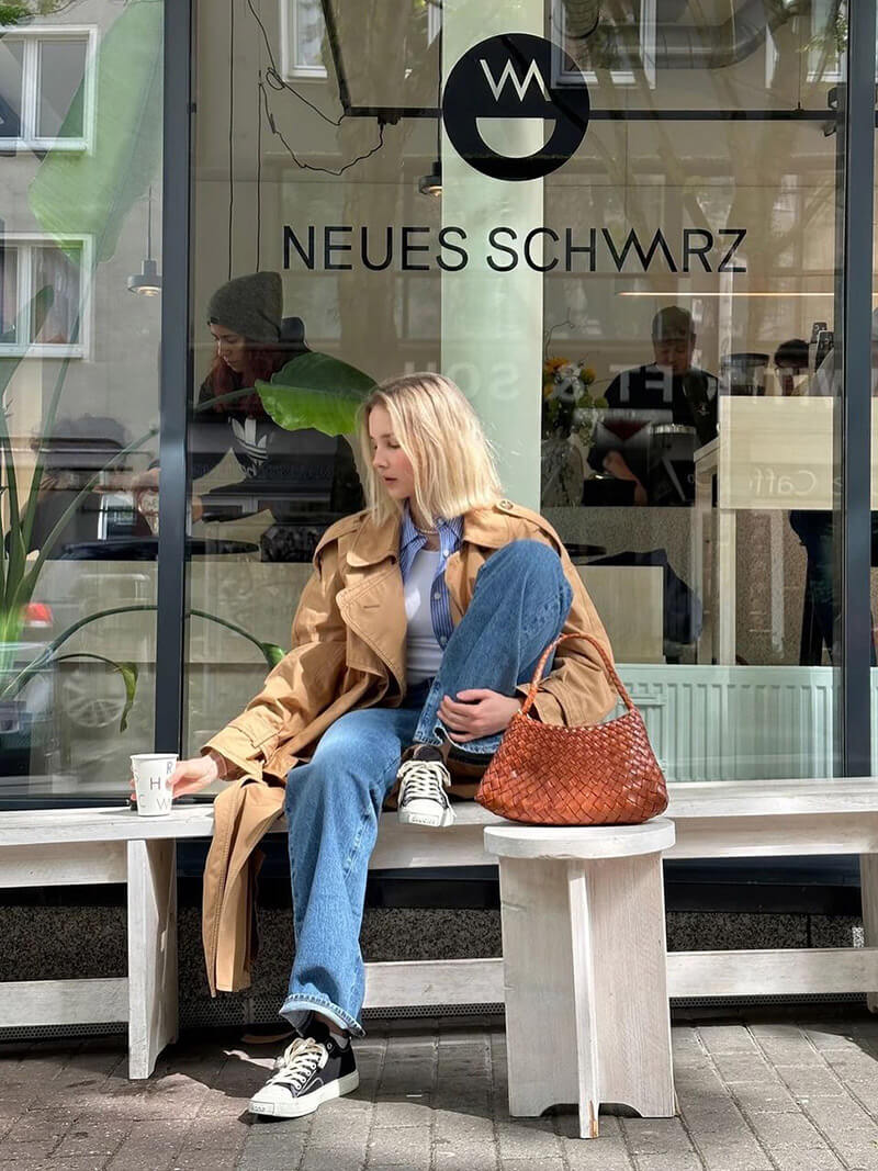 Berthe | Elegante Geweven Tas