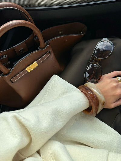 Albertine | Leren tas