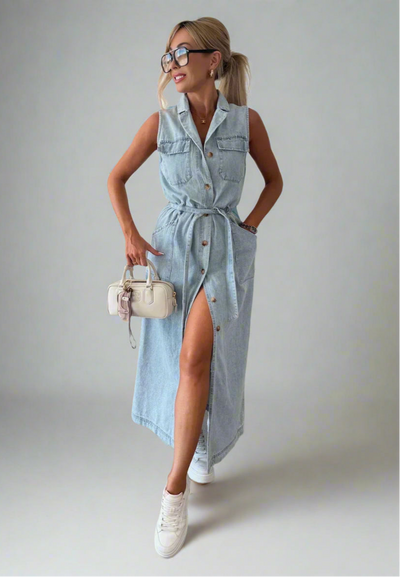 Isabelle | Maxi Denim Jurk