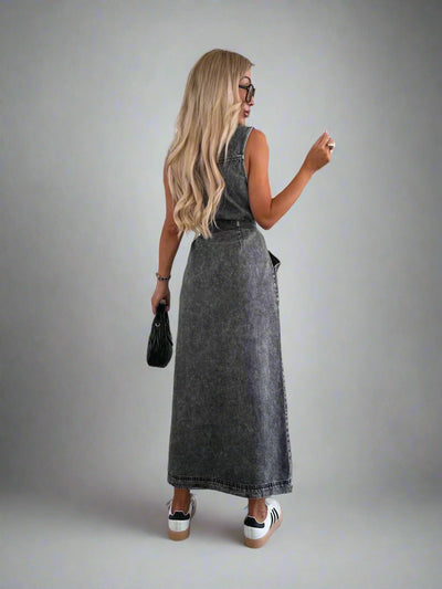 Isabelle | Maxi Denim Jurk