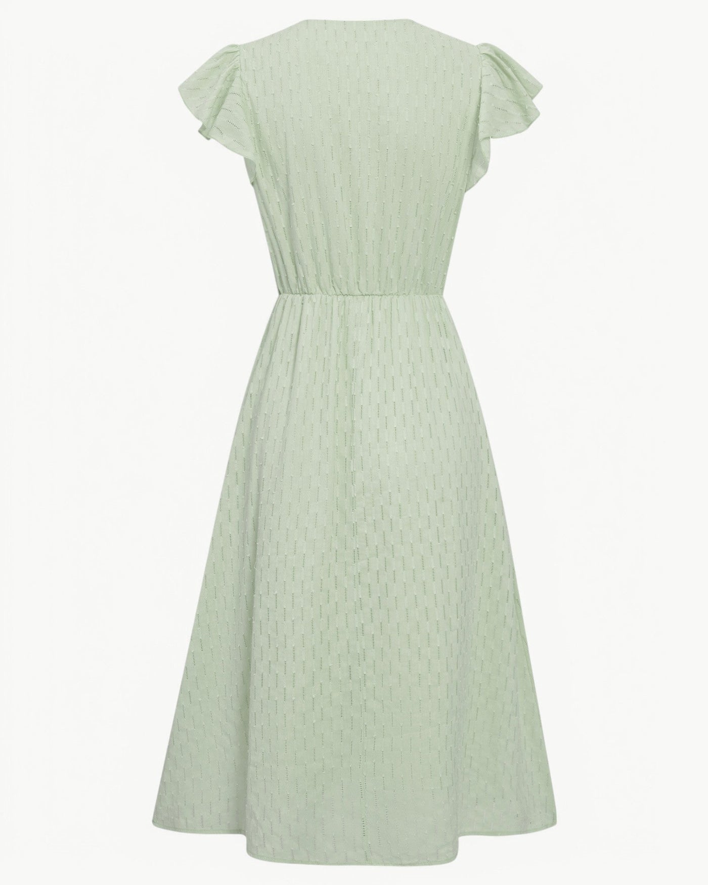 Lara | V-hals jurk met ruches