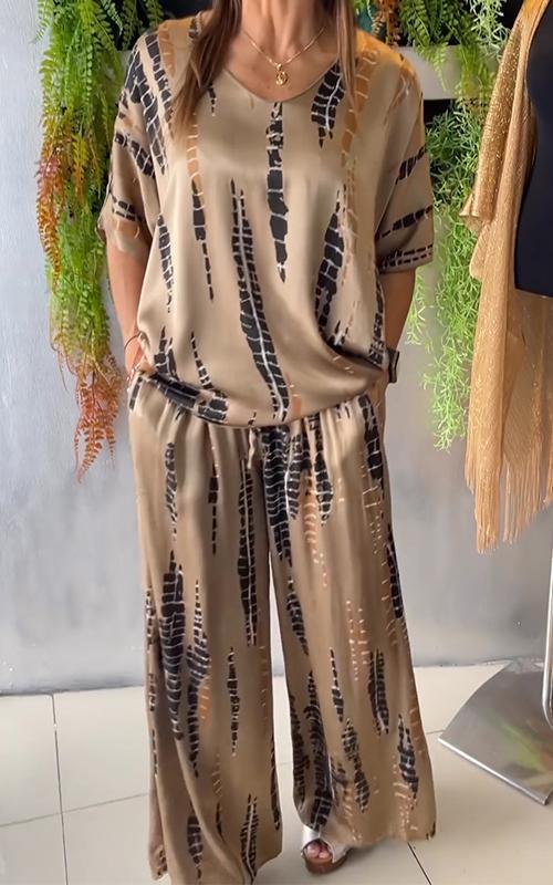 Hannah | Casual tweedelig pak met ronde hals