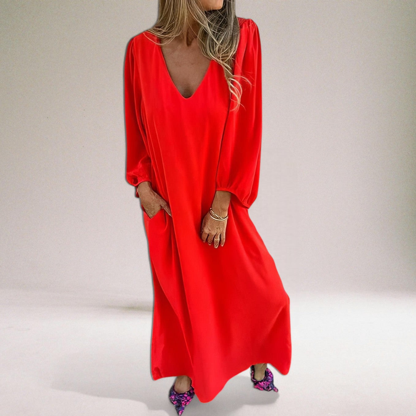 Ada | Elegante Boho Maxi Jurk