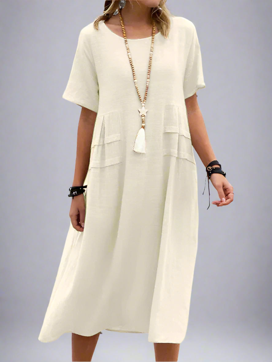 Martha | Elegante jurk met ronde hals